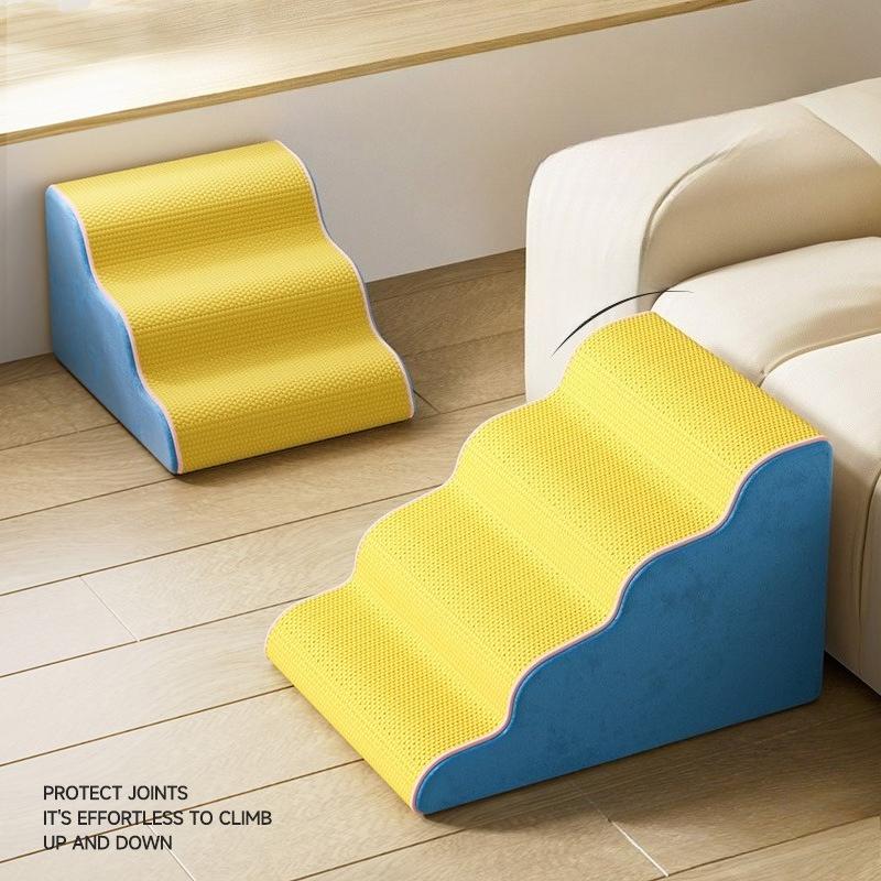 2026 Designer Pet Dog Stairs Ramp Non-Slip Pet 2/3 Steps for Small Old Dogs Sofa Bed Sofa Bed Ladder Cat House