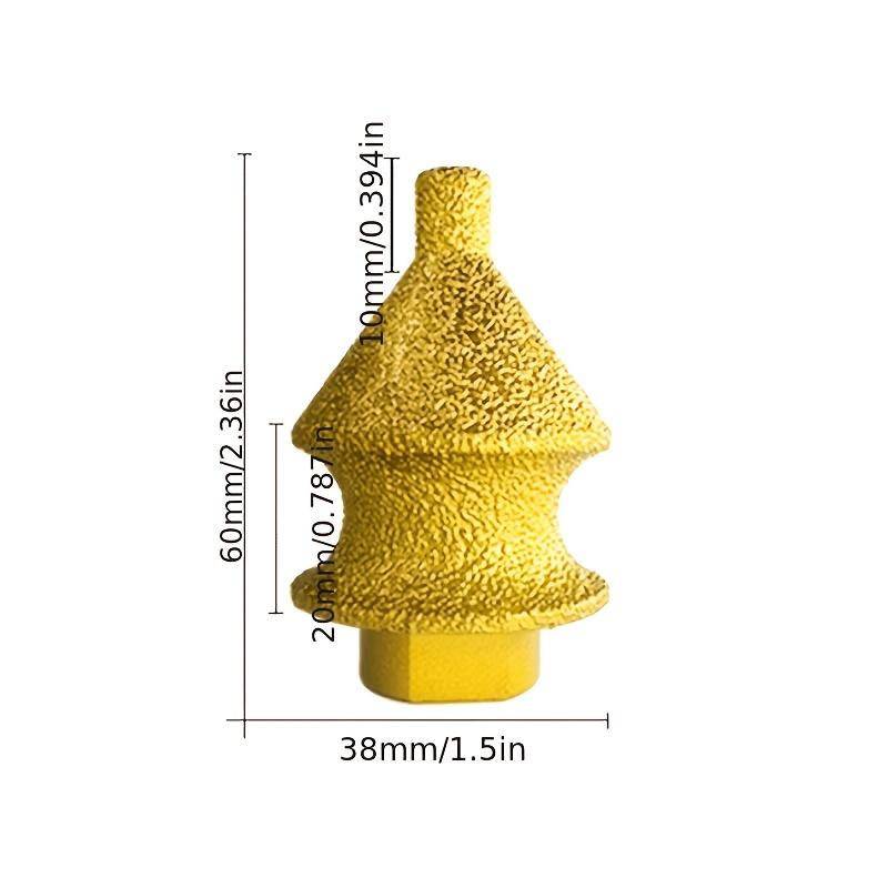2-in-1 Diamond Core Drill Bit Suitable for Tiles, Marble, Quartz, Glass & Bathtub Chamfering/Polishing Tool - M14 Threaded Industrial Drill Bit