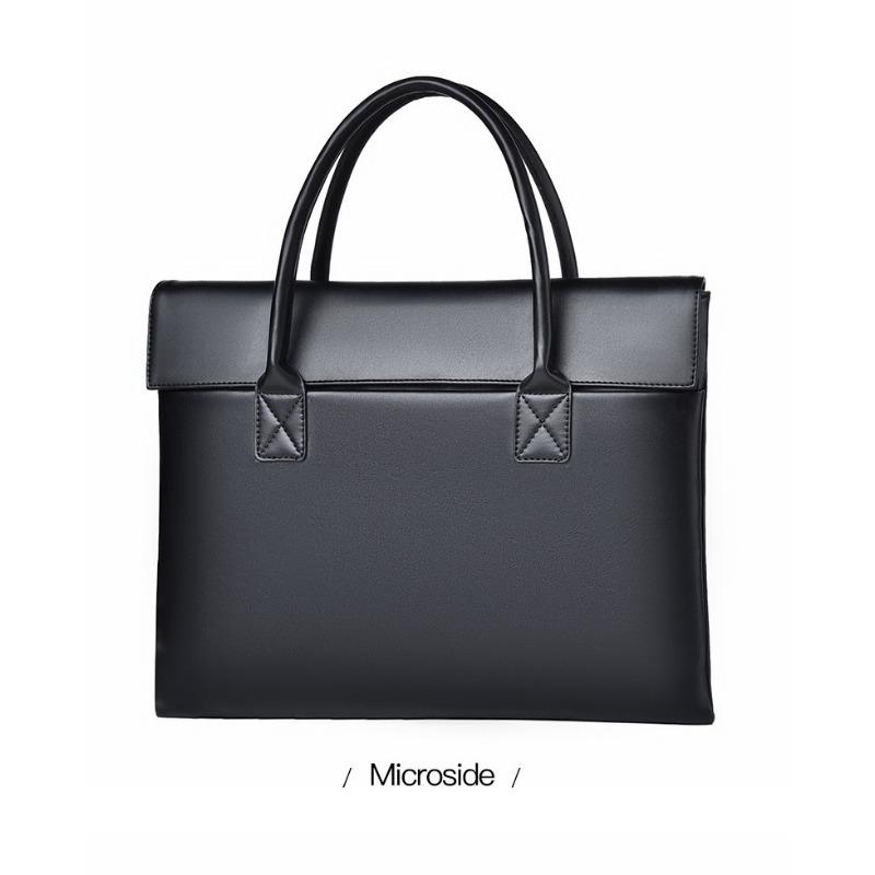 

Laptop bag British fabric fixed commuter versatile briefcase men s and women s storage чёрный