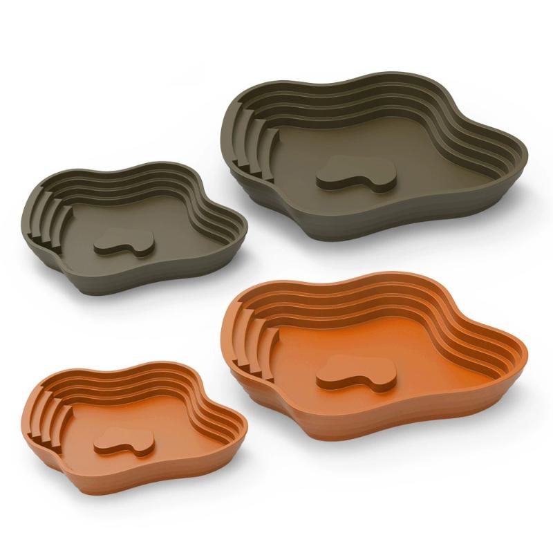 Turtle Frog Bathing Basin With Anti-Slip Ramp Can Also Be Used As Food Bowl And Water Basin For Reptiles And Amphibians