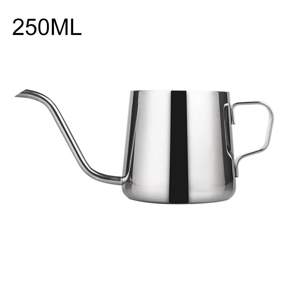 250ml/350ml Pour Over Gooseneck Kettle Stainless Steel Spout Coffee Pot Long Narrow Drip Coffee Kettle Gift For Coffee Lover