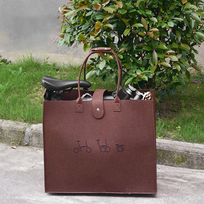 1 Pezzo Borsa Leggera alla Moda Pieghevole per Deposito Bici da 14-16 Pollici per Borsa da Tote Borsa da Trasporto Bicicletta