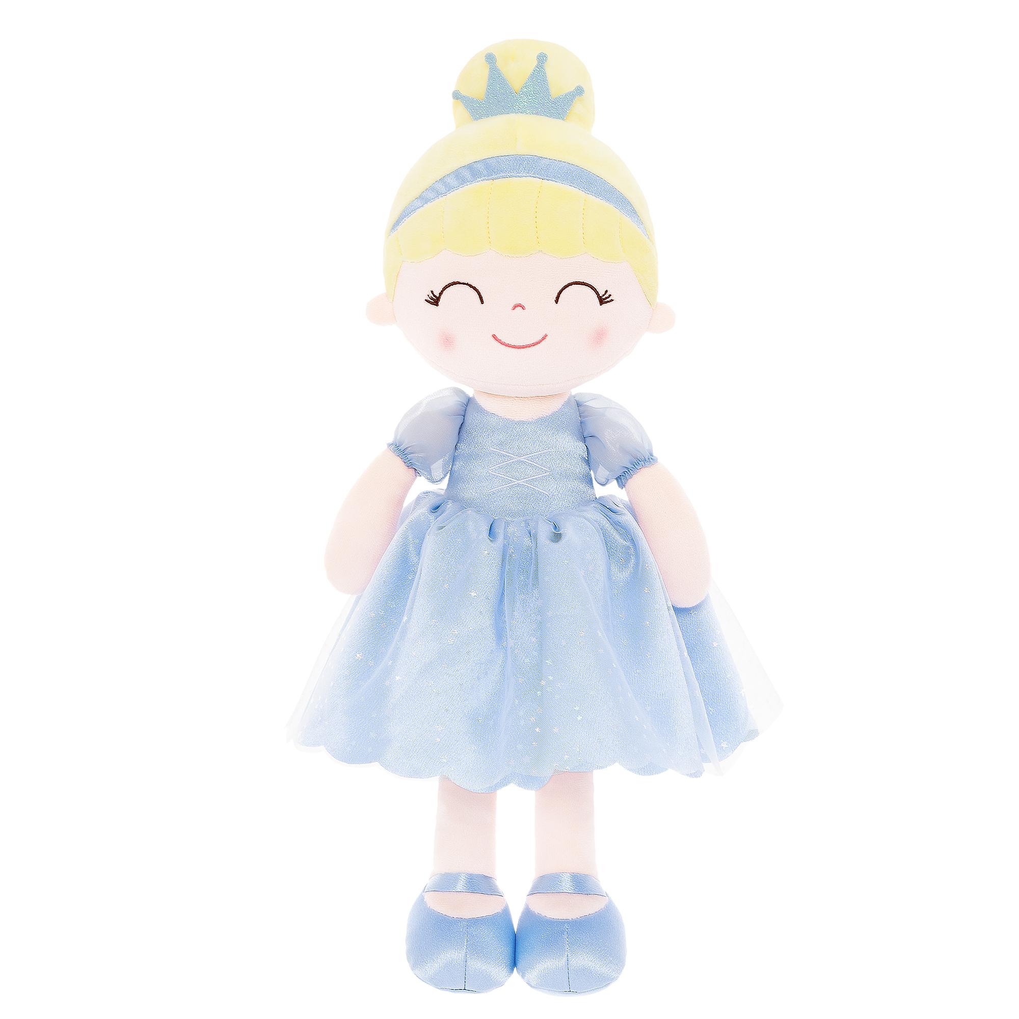 

16inches Plush Doll Girls Manor Princess Toys Pale Blue Christmas Gifts for Baby Girls