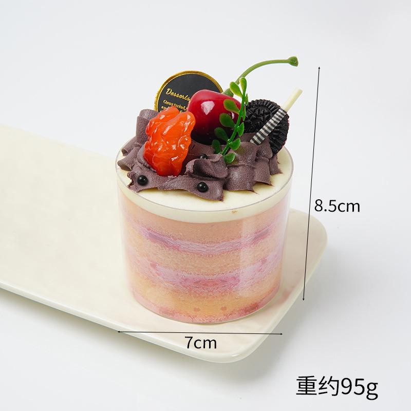 Artificial Ice Cream Cakes Fake Cake Model Pudding Cup Dessert Wedding Party Decoration Cake Shop Display Props Ornament
