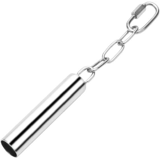 Stainless Steel Bird Cage Bell Toy Hanging Chew Toy for Parrot Parakeet Budgie Cockatiel Conure African Grey Pet Birds