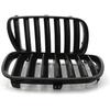 Front Matte Black Front Center Kidney Grille Compatible with BMW E83 LCI X3 2007-2010 Grill