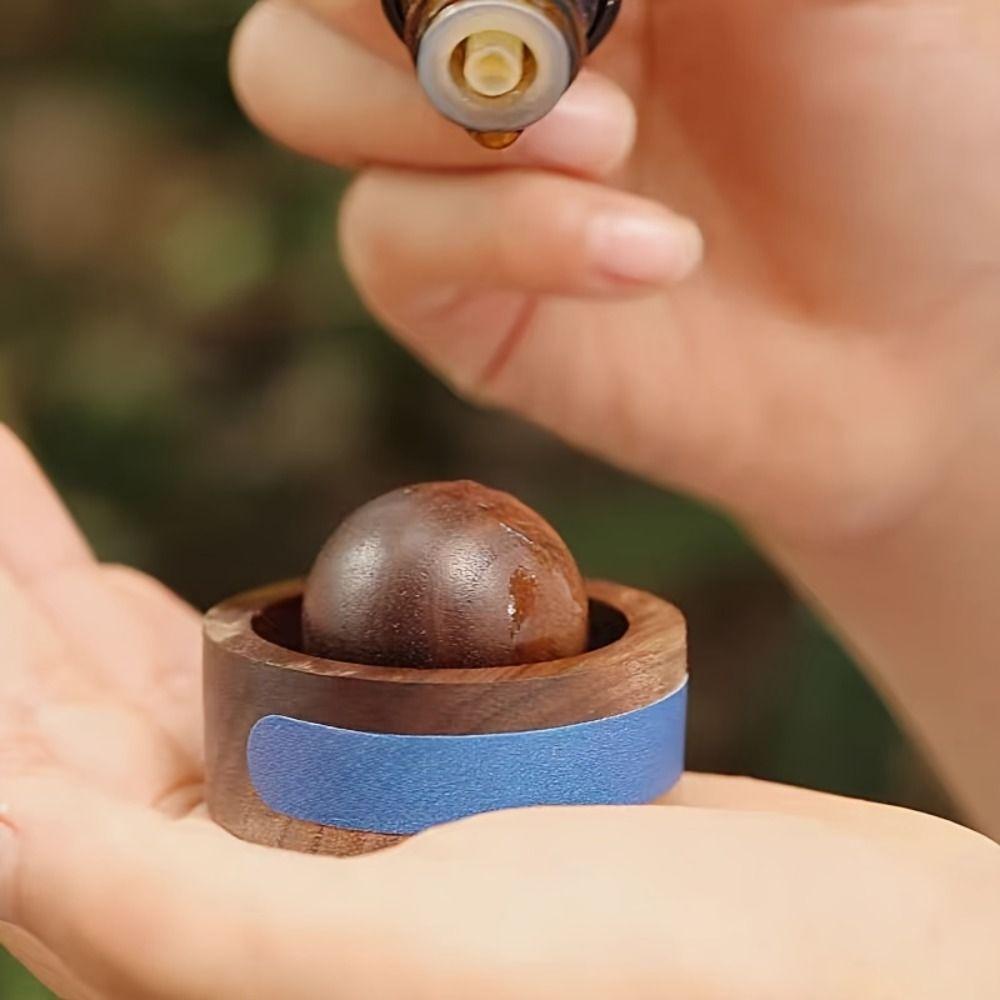 Refillable Wooden Essential Oil Diffusers DIY Fireless Aromatherapy Diffuser  Home Decoration