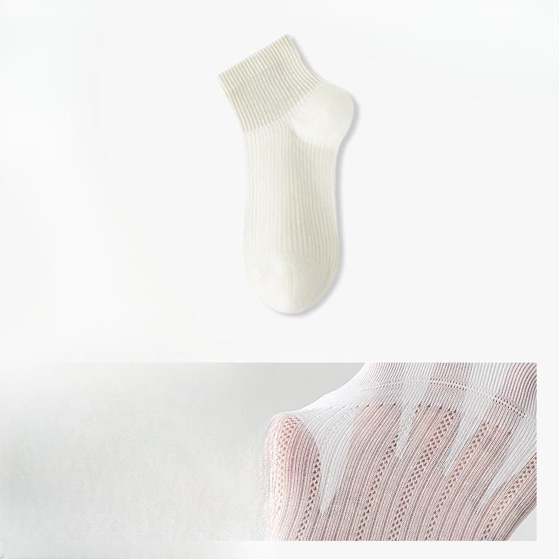 Șosete Dama Vară Tip Subțire Nou Antibacterian Deodorant Plasă Respirabilă Tub Scurt Bumbac