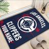 Custom Name Rug LA Clippers Basketball Art Area Rug Suitable for Indoor And Outdoor,Carpets for Homes, Offices,Living Rooms,Home Decor,Christmas Gift