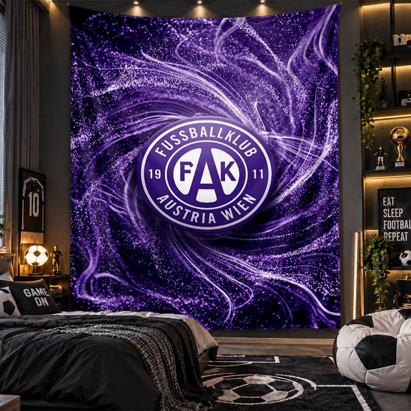 Wall Hanging Tapestry Austria Wien FC Print Cloth for Living Room Bedroom Home Decor