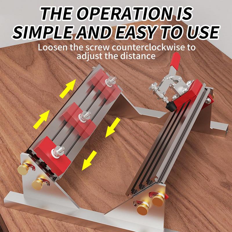 Drawer Hardware Tool Woodworking Table Saw Locator With 4 Limiters Flexible Height Setting Drawer Clamp Positioner Multi-Size