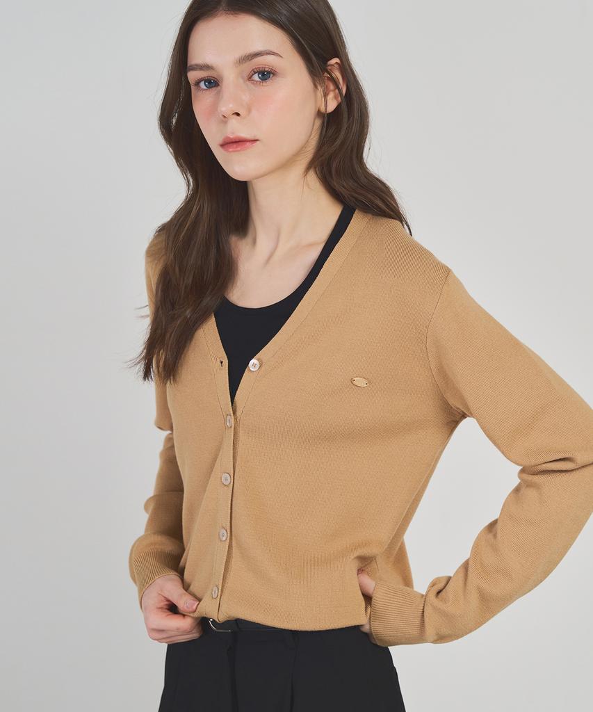 Omiou Washable V-Neck Cardigan_10 Colors (Type B)