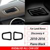 For Land Rover Discovery 4 2010-2016 Carbon Fiber Car Interior Accessories Multimedia Panel Engine Button Cover Trim Sticker
