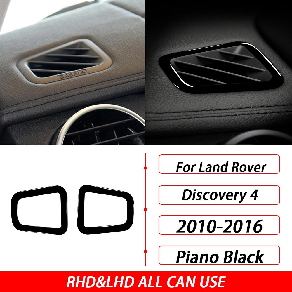 For Land Rover Discovery 4 2010-2016 Carbon Fiber Car Interior Accessories Multimedia Panel Engine Button Cover Trim Sticker