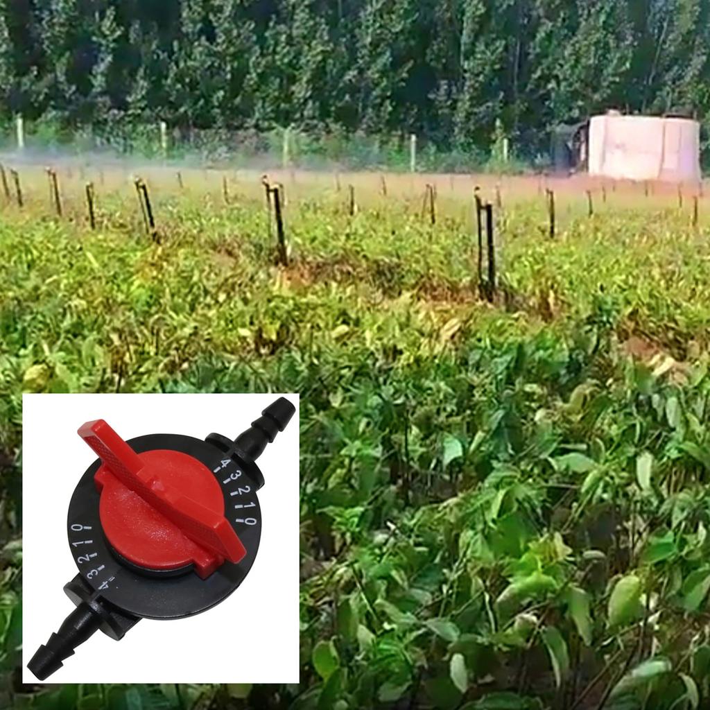 4-Speed Adjustable Water Flow Control Valve Garden Agriculture Irrigation 6mm Hose Switch Fertilizer Injector Fittings 1/5Pcs