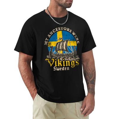 My Ancestors Were Swedish Vikings TShirt Graphic T Shirts Shirts Graphic Tee Vintage Graphic Tee T Shirts for Men