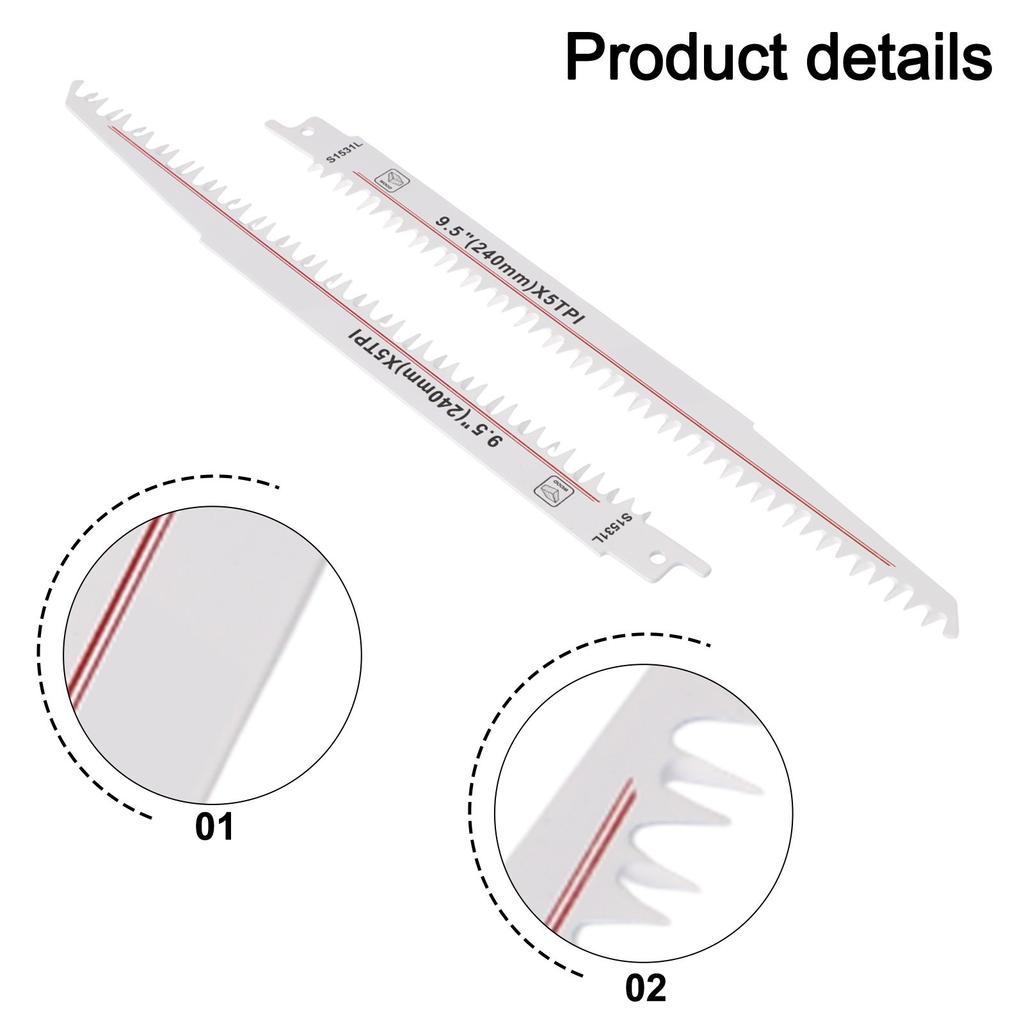 And Long Lasting Reciprocating Saw Blades for Woodworking 135PCS