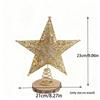Glitter Christmas Tree Topper Star Sliver Gold Xmas Tree Ornaments Top Decor Christmas New Year Navidad Noel Natal Decor 2026 7