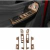 6X Wood Grain Window Lift Switch Button Trim Panel Cover For Ford F150 F-150 21+