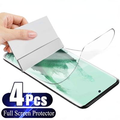 4 pezzi idrogel pellicola protezione dello schermo per Samsung Galaxy S20 S23 S21 S22 S24 Ultra Plus per Samsung Galaxy Note 20 8 10 9 S10 pellicola