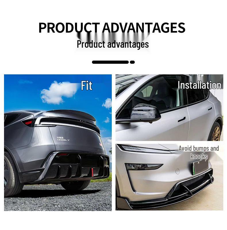 Jet Black Body Kit for 2024-25 Tesla Model Y