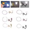 2pc Antique 1:12 Dollhouse Lamp Wall Light DIY Model Decor Toy Dollhouse Accessories Garden Yard Chandelier Sand Table Led Light