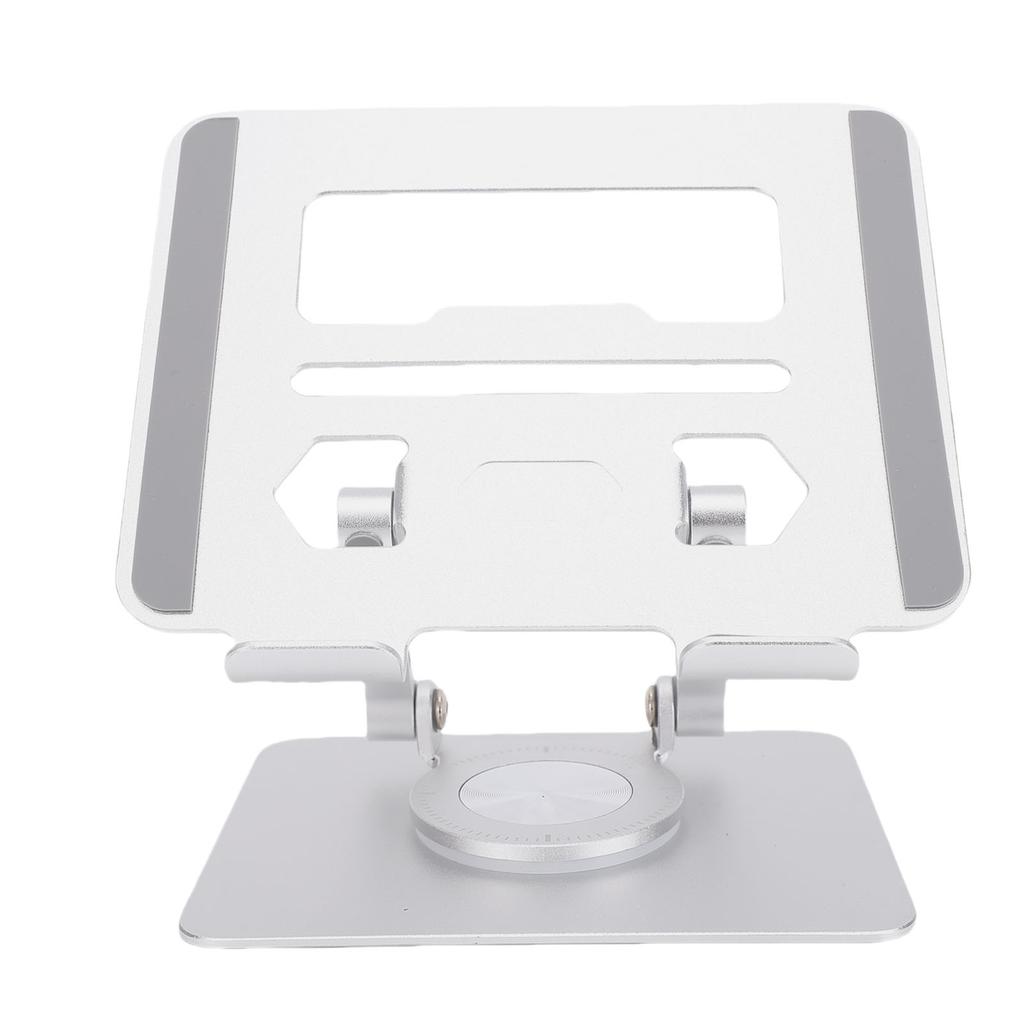 Tablet Stand with 360 Degree Rotating Base Double Rod Adjustable Support Bracket for 5.8 to 12.9 Inch Tablets