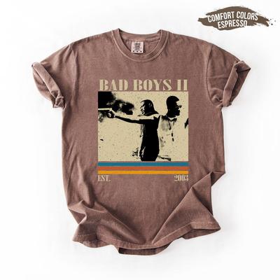 Maglietta del film Bad Boys II e maglietta per bambini, Maglietta retrò del film e maglietta per bambini, Maglietta unisex Comfort Colors e maglietta per bambini