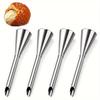 Stainless Steel Cake Decorating Nozzle - Versatile Icing Piping Tip for Pastries, Puffs & Fondant - Essential Kitchen Baking Tool