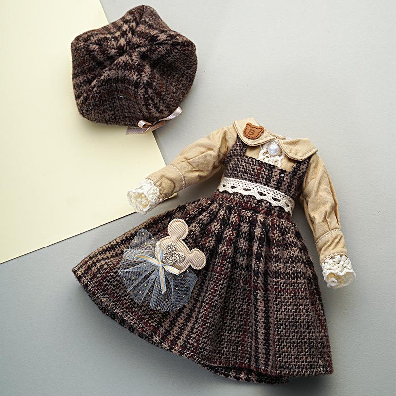 30 cm großes Barbie-Puppen-Prinzessinnen-Ankleideset – Spielhauskostüme für Mädchen