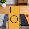 Für OnePlus Nord Hülle OnePlus Nord Handyhülle 1+Nord Abdeckung Stoßfest Farbe Magnetisch Hartes Silikon Rückseite
