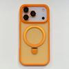 Suitable for IPhone17ProMax Color Phone Case Magnetic Stand, Apple 16 Skin Sensing Lens Film PC Protective Case
