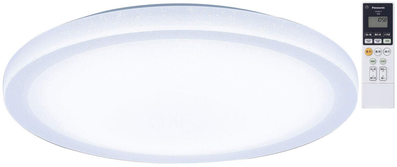 

Panasonic LED Ceiling Light for Equipped with Wake Up Linen Dimmable and Color 8 Tatami Bedroom, Light, Pattern, Adjustable, HH-CF0871A