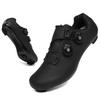 Scarpe da Ciclismo Unisex Con Sistema di Tacchette Strada MTB Bici Traspiranti Leggere Uomo Donna