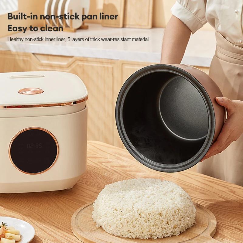 5L Smart Mini Rice Cooker & 2-3 People Rice Cooker, Multifunction Electric Cooker, Nonstick Pot for Kitchen 220V EU Plug