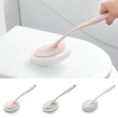Vogue 1PC Home Supplies Szczotka łazienkowa Szczotka gąbkowa Czyszczenie domu Szczotka z długą rączką Szczotka do wanny Szczotka do czyszczenia Szczotka wielofunkcyjna Podkładka do szorowania