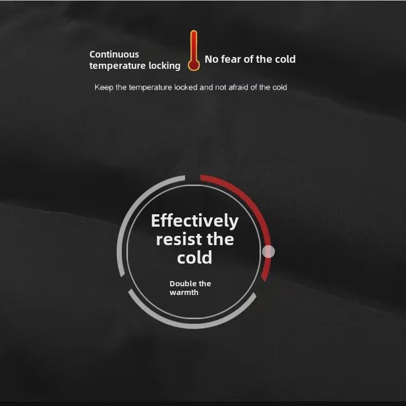 Men's 2023 Trendy Cotton-Padded Winter Jackets - Velvet Lined & Thickened for Autumn and Winter.