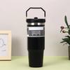 30oz Vacuum-Insulated Stainless Steel Tumbler with BPA-Free Tritan Cover for Temperature Control