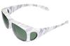 Zealot ZEOG01MLWHN Camouflage Pattern 8 for Men and Outdoor and White Over-the-Eye Sunglasses, Polarized, Mirrored, Colors, Women, Fishing,