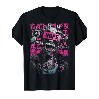 [Cyberpunk Y2K Techwear] Cyberpunk Y2K Techwear | Japanese Streetwear Robot Manga Anime T-Shirt