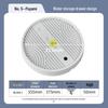 Round Movable Flower Pot Tray with Hidden Wheels and Breathable Bottom for Silent Plant Care