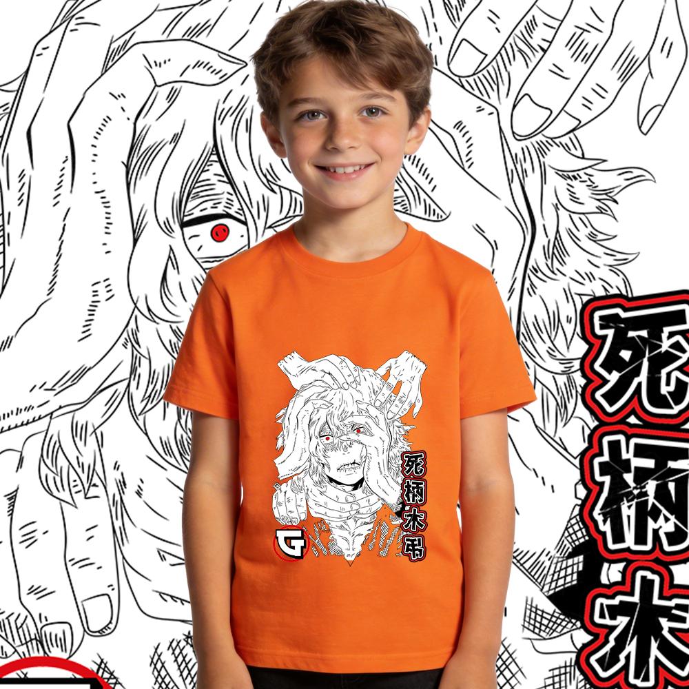 My Hero Academia Tomura Shigaraki Anime Print Boys Girls Cotton T Shirt Kids Casual Soft Breathable Top