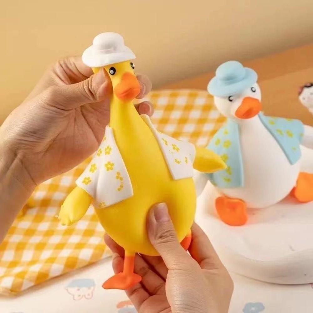 Cartoon Duck Shape Squeeze Squishy Toys Slow Rising Decompression Toy Anxiety Relief