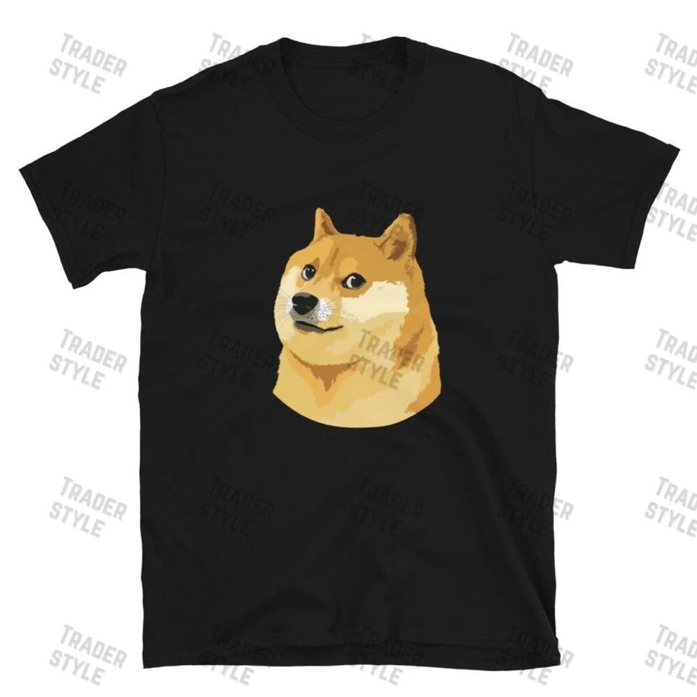 dogecoin dog T- Shirt crypto trader gift tee S