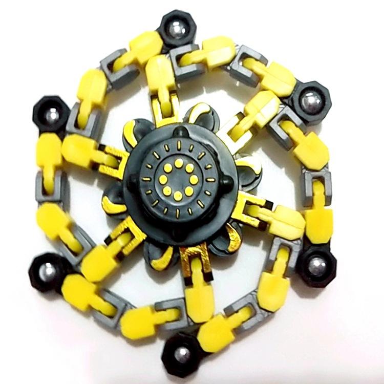 

Деформируемый механический гироскоп в штучной упаковке, вращающийся гироскоп для пальцев, развивающий интеллект, робот-гироскоп с кончиками пальцев, игрушка для снижения давления With color box packaging