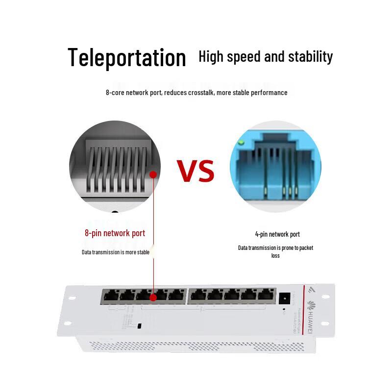Huawei Kunling S110-8LP2T-BU Gigabit PoE Enterprise Switch CN Plug (adapter Included)