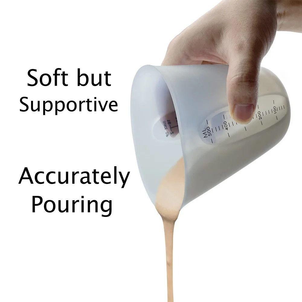 Scale Graduated Cup Silicone Milk Cup Mixing Cup Tools Measuring Cup Jewelry Making