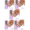 150Pcs Press On Nails Soft Gel False Nail Tips 3 In 1 Pre-Colored French Nails Fake Nails 14 Sizes for Nail Extension