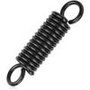 Crochet à ressort pour hamac/balancelle 400 kg - noir, acier anti-corrosion, absorption des chocs