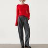 MD Fall and Winter New Women's Clothing Fashion Wind Casual Red Soft Glutinous Long Sleeves Sweater Base Knitwear 5714622